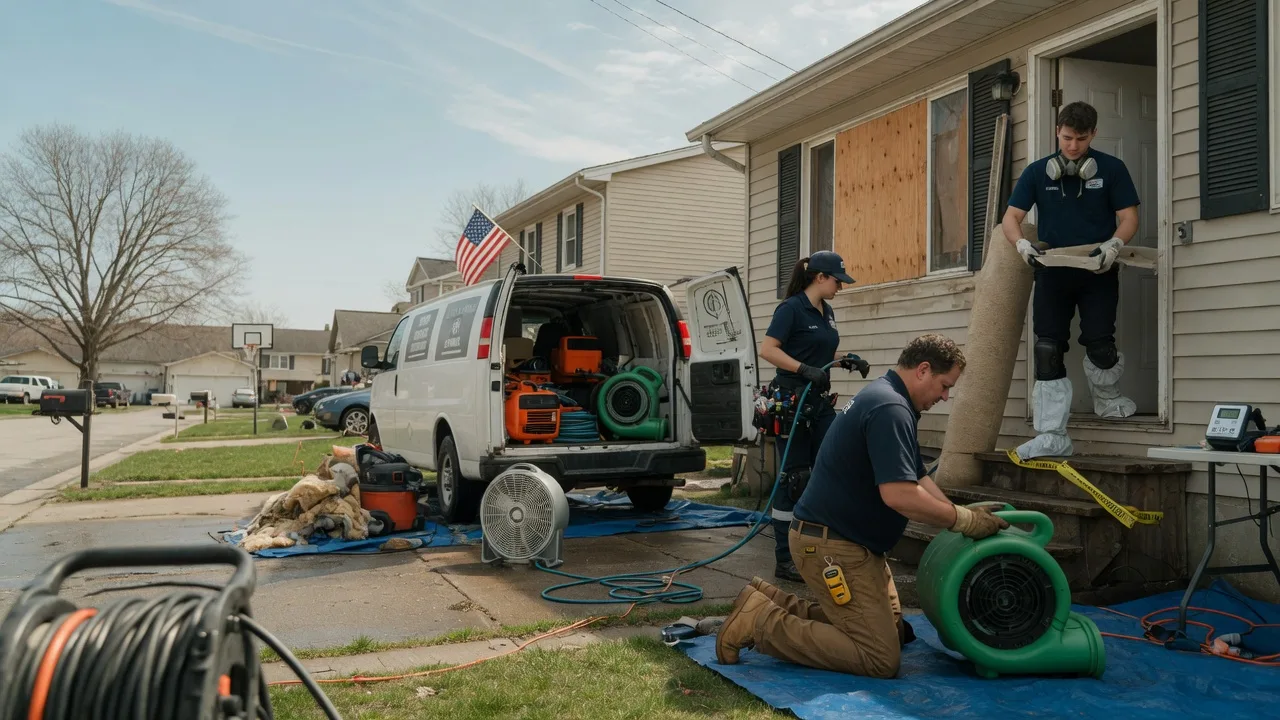 Water Damage Restoration in Winigan, MO near me